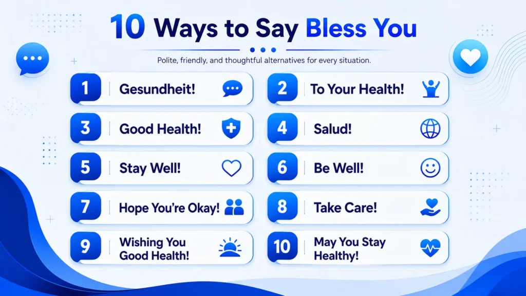 10 ways to say Bless You with polite and friendly alternatives