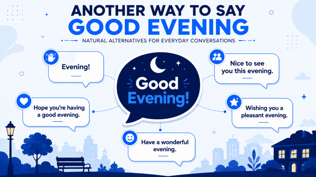 Another way to say good evening with natural greeting alternatives