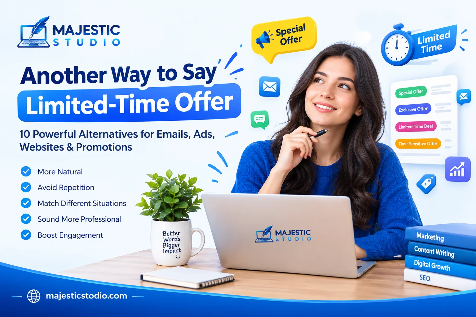 another way to say limited-time offer