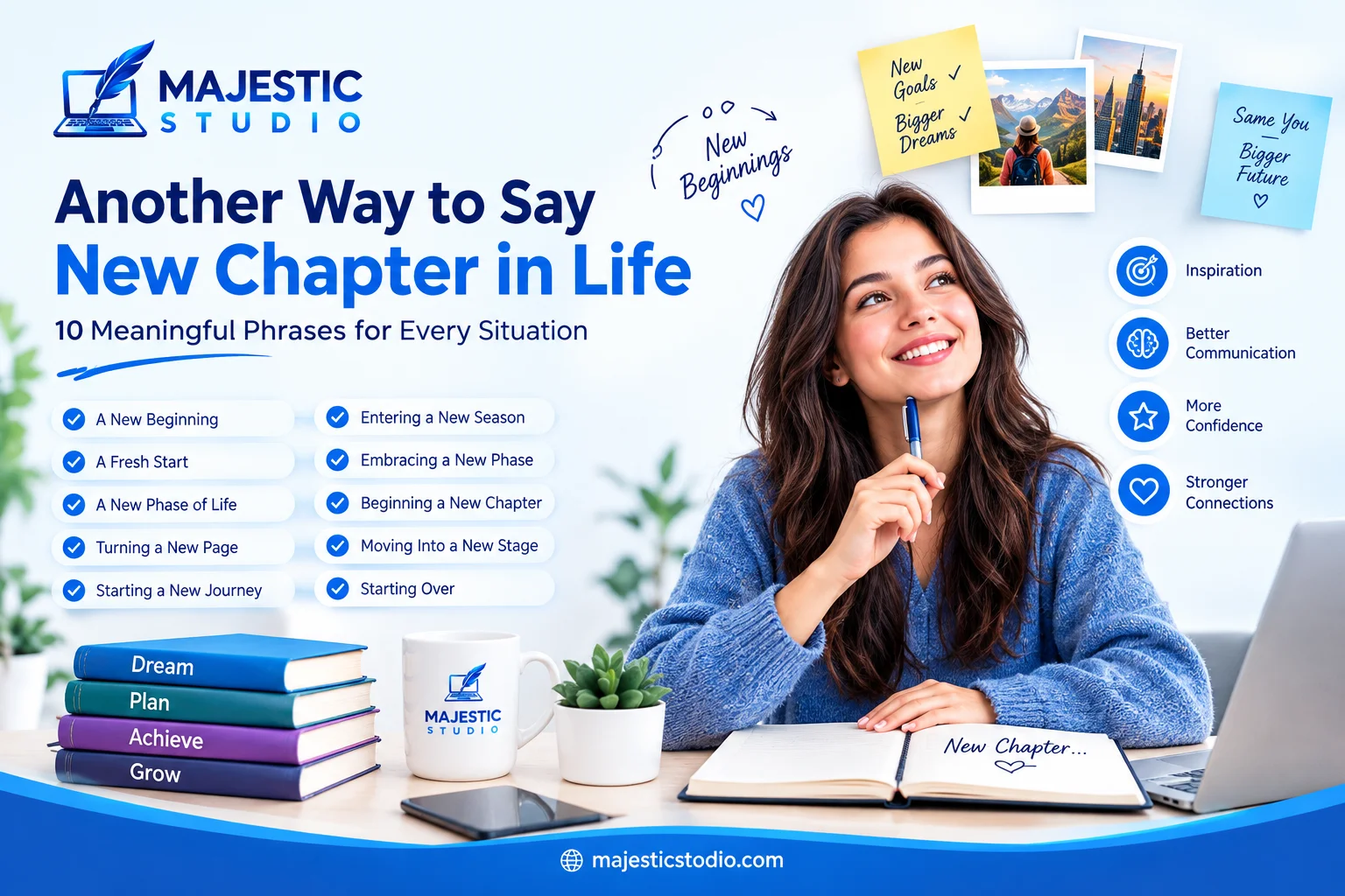 another way to say new chapter in life
