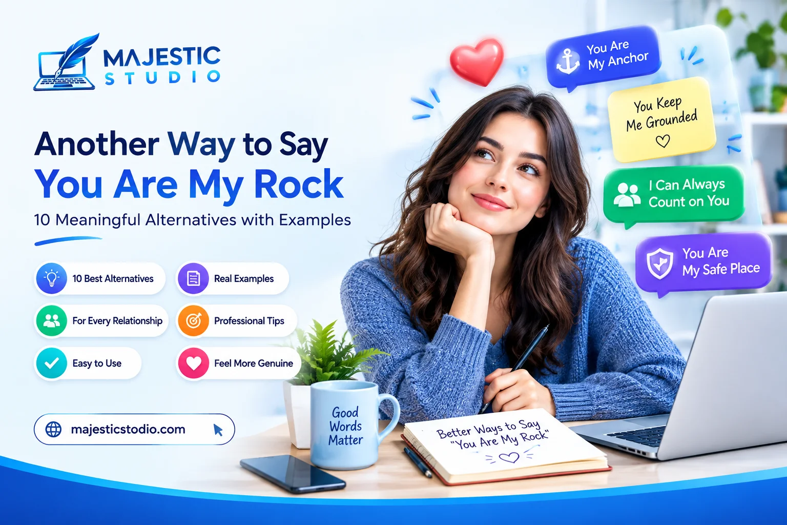 another way to say you are my rock