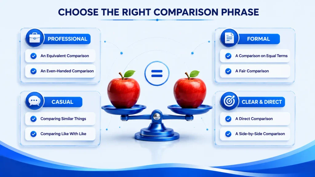 Best apples-to-apples alternatives for professional, formal, casual, and friendly situations