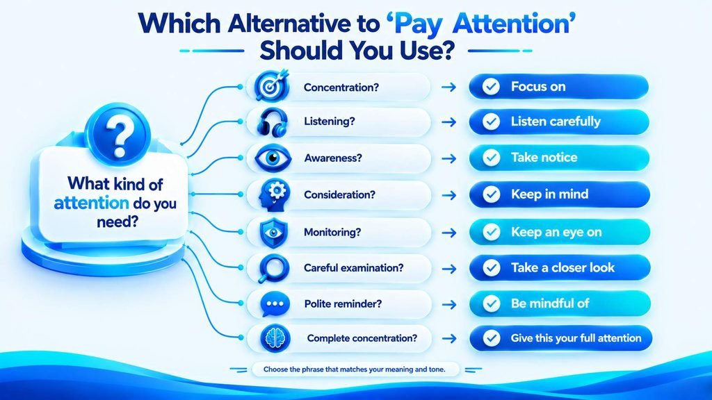 How to choose the right alternative to pay attention