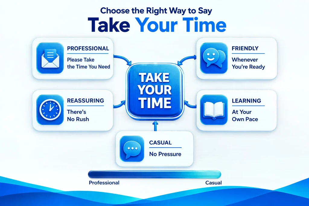 How to choose the right alternative to take your time