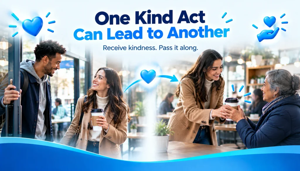 Real-life example of paying it forward through a simple act of kindness