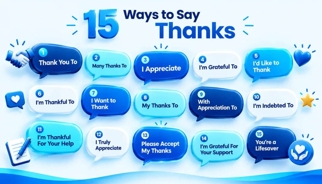 15 ways to say thanks with professional formal casual and friendly alternatives