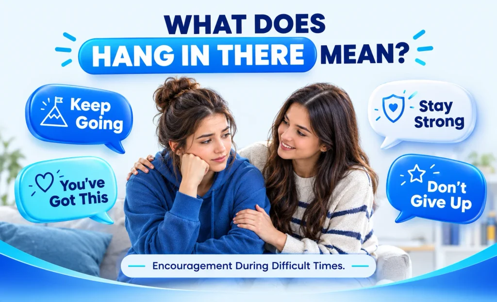 A visual guide to encouraging phrases such as keep going, stay strong, and you've got this.