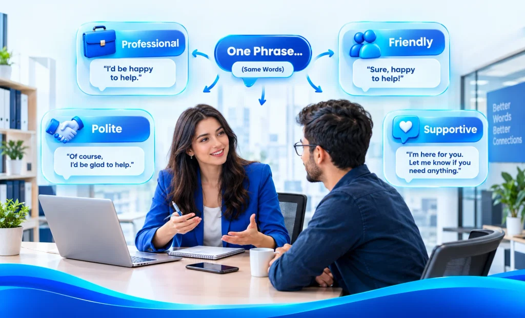 Why choosing different ways to say “get it together” improves tone and communication